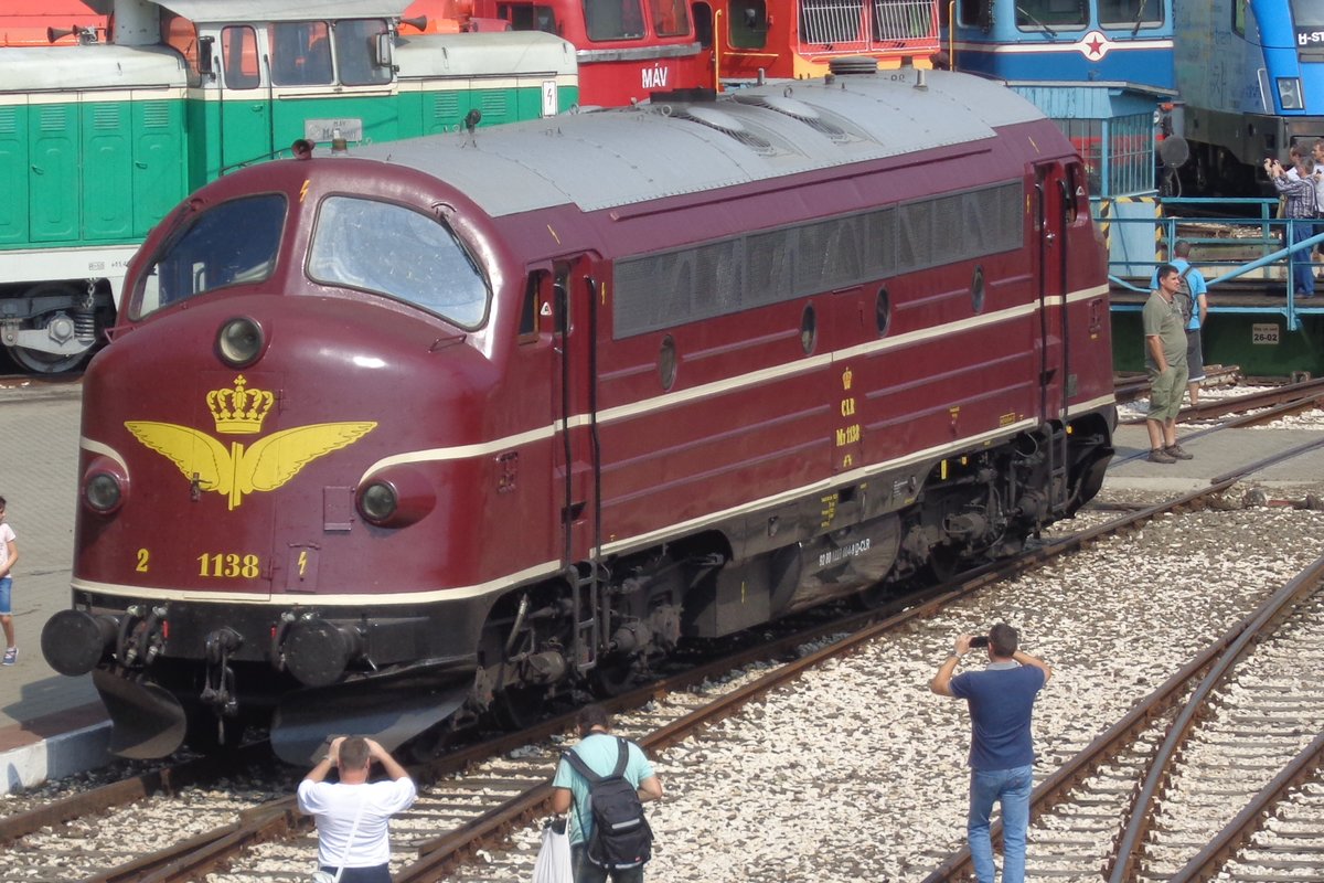 Ex-DSB MY 1138 war am 8 September 2018 Gast ins Budapester Eisenbahnmuseum. Heute gehört diese Schönheit Strabag am.