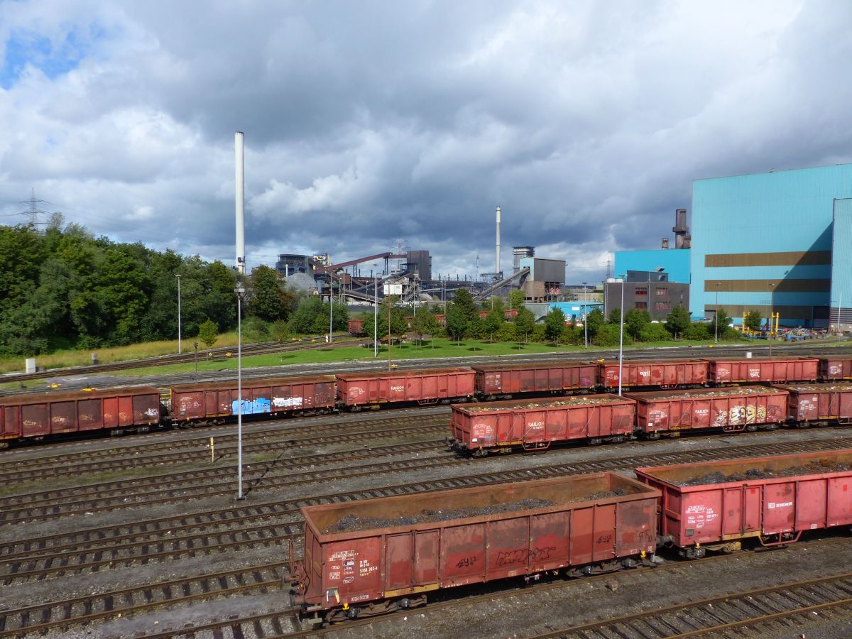 Gelnde der Httenwerke Krupp Mannesmann (HKM), Duisburg-Httenheim 14-09-2017.