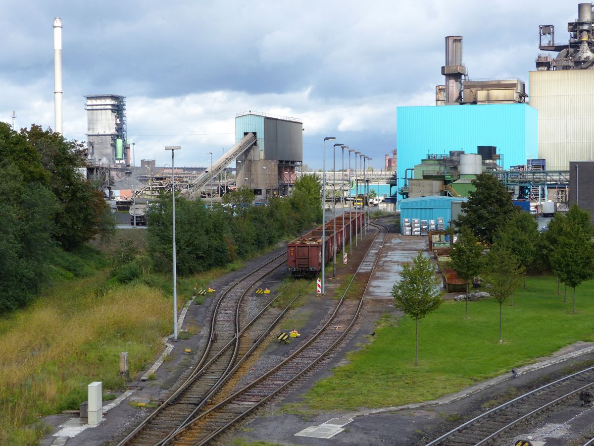 Gelnde der Httenwerke Krupp Mannesmann (HKM), Duisburg-Httenheim 14-09-2017.