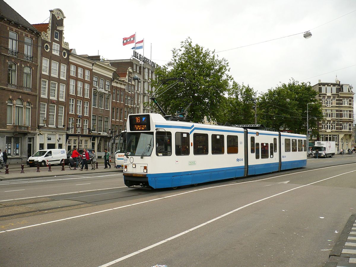 GVBA TW 820 Prins Hendrikkade, Amsterdam 18-06-2014.