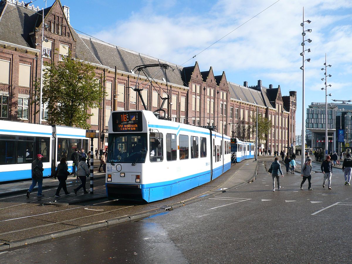 GVBA TW 832 Stationsplein, Amsterdam Centraal Station 22-10-2014.

GVBA tram 832 Stationsplein, Centraal Station Amsterdam 22-10-2014.

