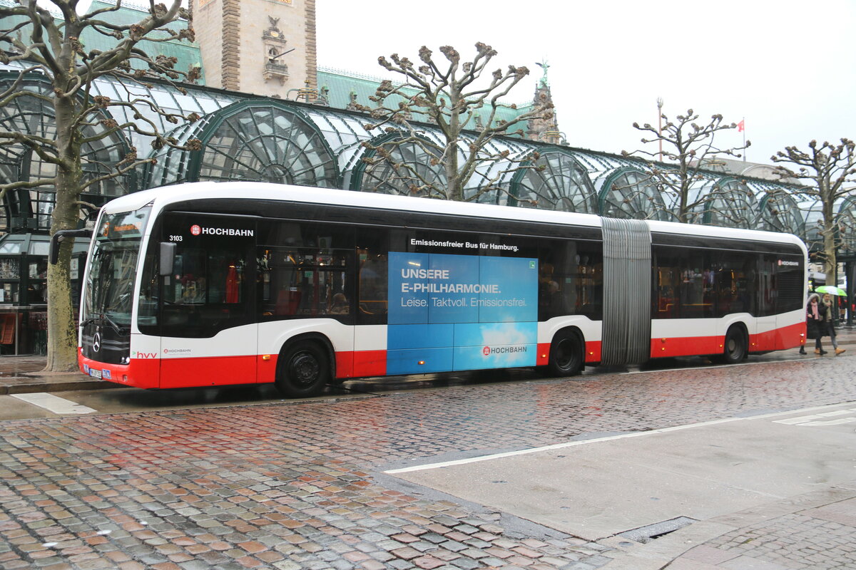 HHA Hamburg - Nr. 3103/HH-BY 3103 - Mercedes am 30. Dezember 2023 in Hamburg (Aufnahme: Martin Beyer)