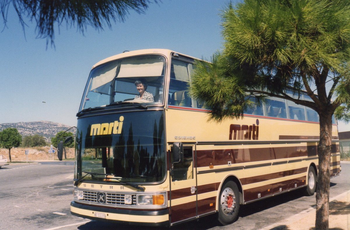 (HHT 1000C) - Aus dem Archiv: Marti, Kallnach - Nr. 15/BE 102'215 - Setra im September 1985