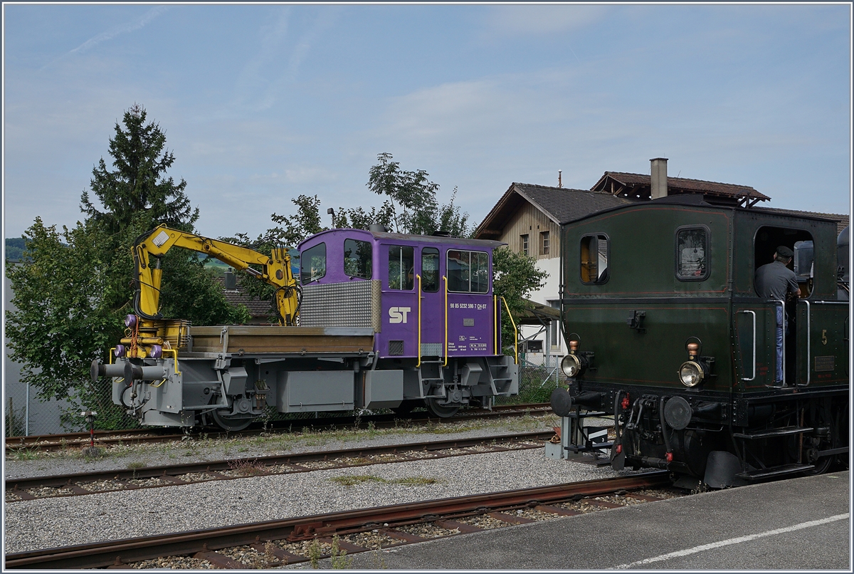 In Triegen steht der ST Tm III 232 (58 85 5232 596-7 CH-ST). 

27. August 2017