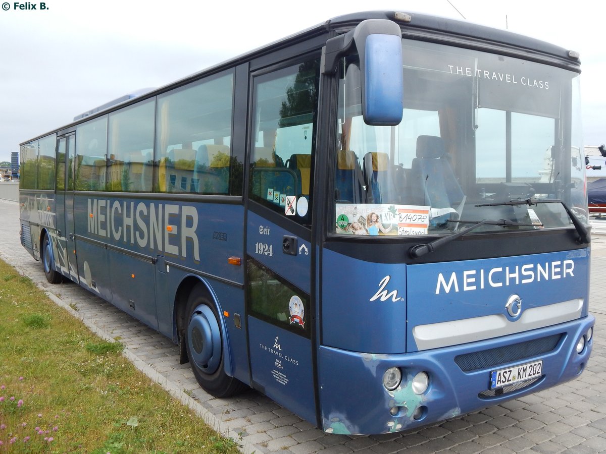 Irisbus Axer von Meichsner aus Deutschland im Stadthafen Sassnitz.