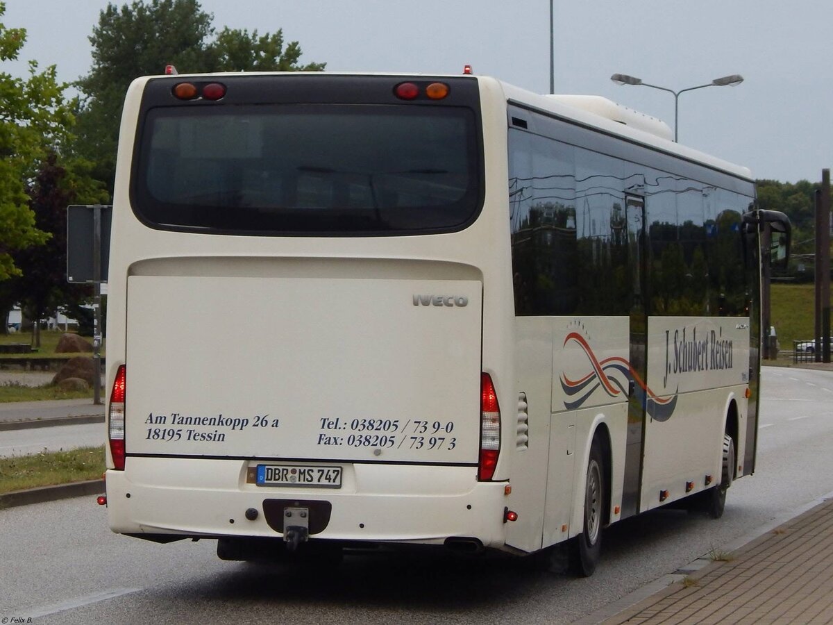 Irisbus Crossway von J. Schubert Reisen aus Deutschland in Rostock. 