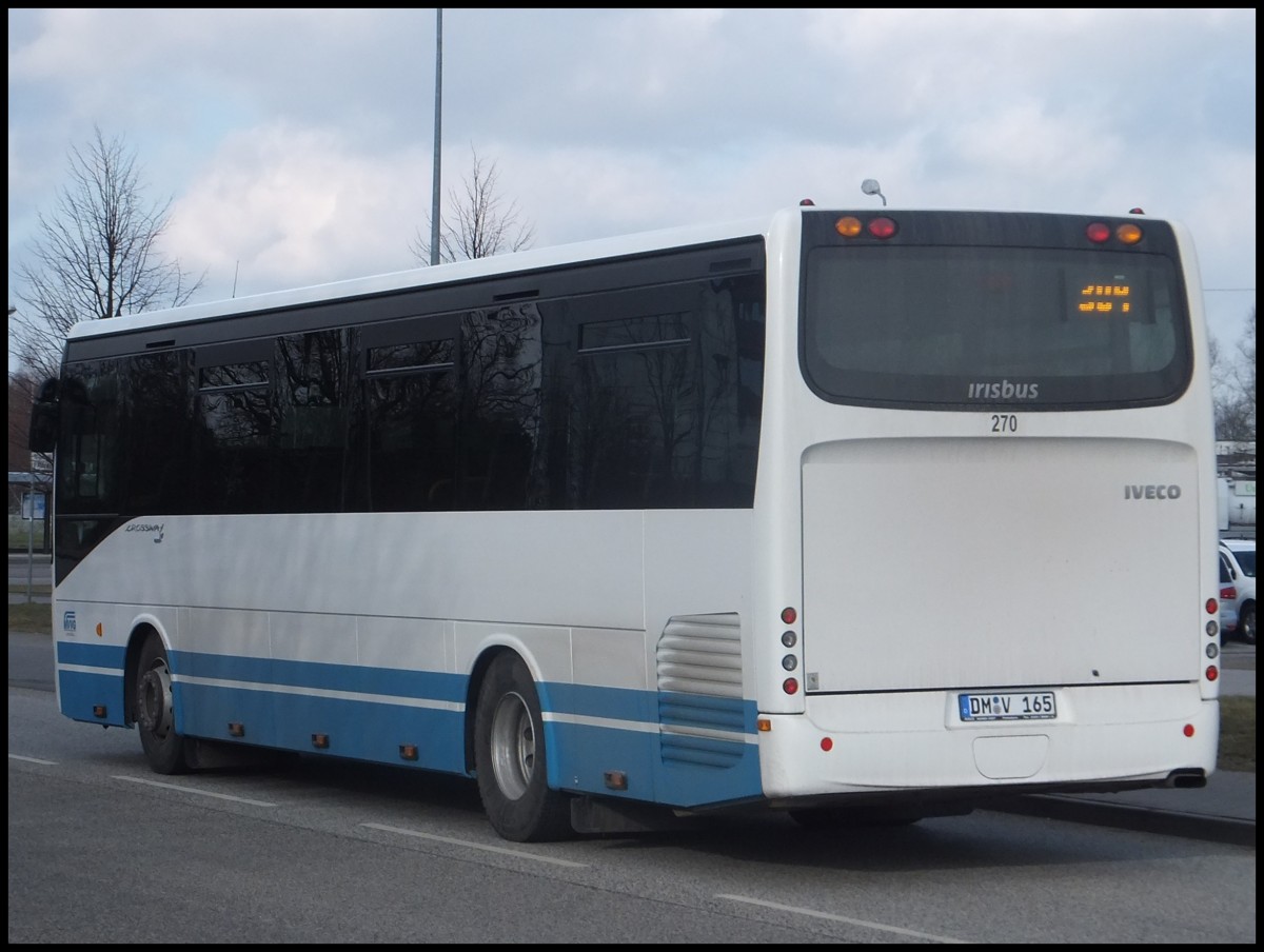 Irisbus Crossway der Mecklenburg-Vorpommersche Verkehrsgesellschaft mbH (MVVG) in Rostock.