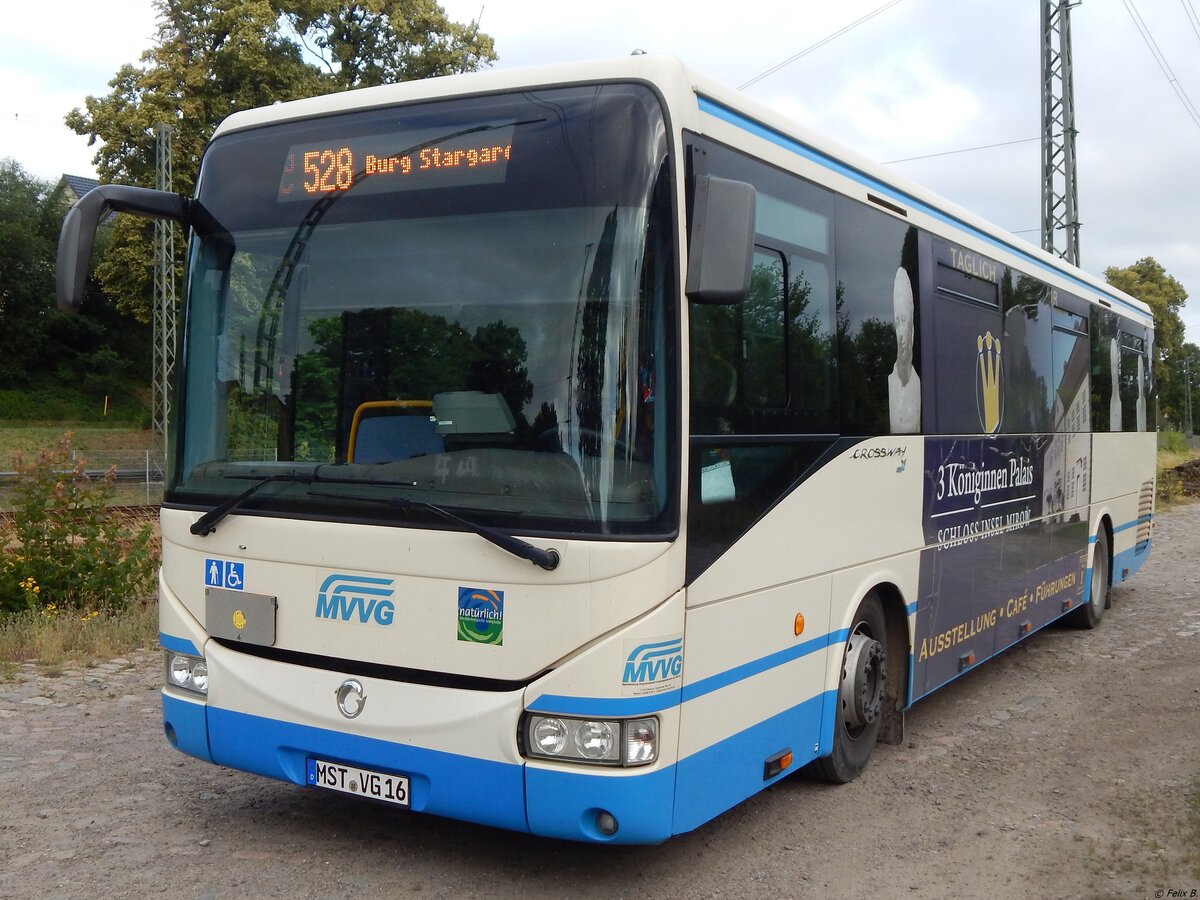 Irisbus Crossway der MVVG in Burg Stargard.