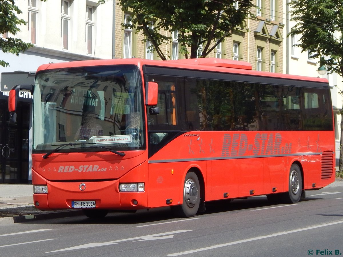 Irisbus Crossway von Red-Star aus Deutschland in Eberswalde.