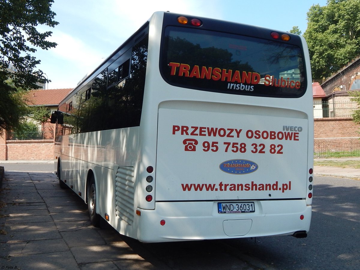 Irisbus Crossway von Transhand aus Polen in Stettin.