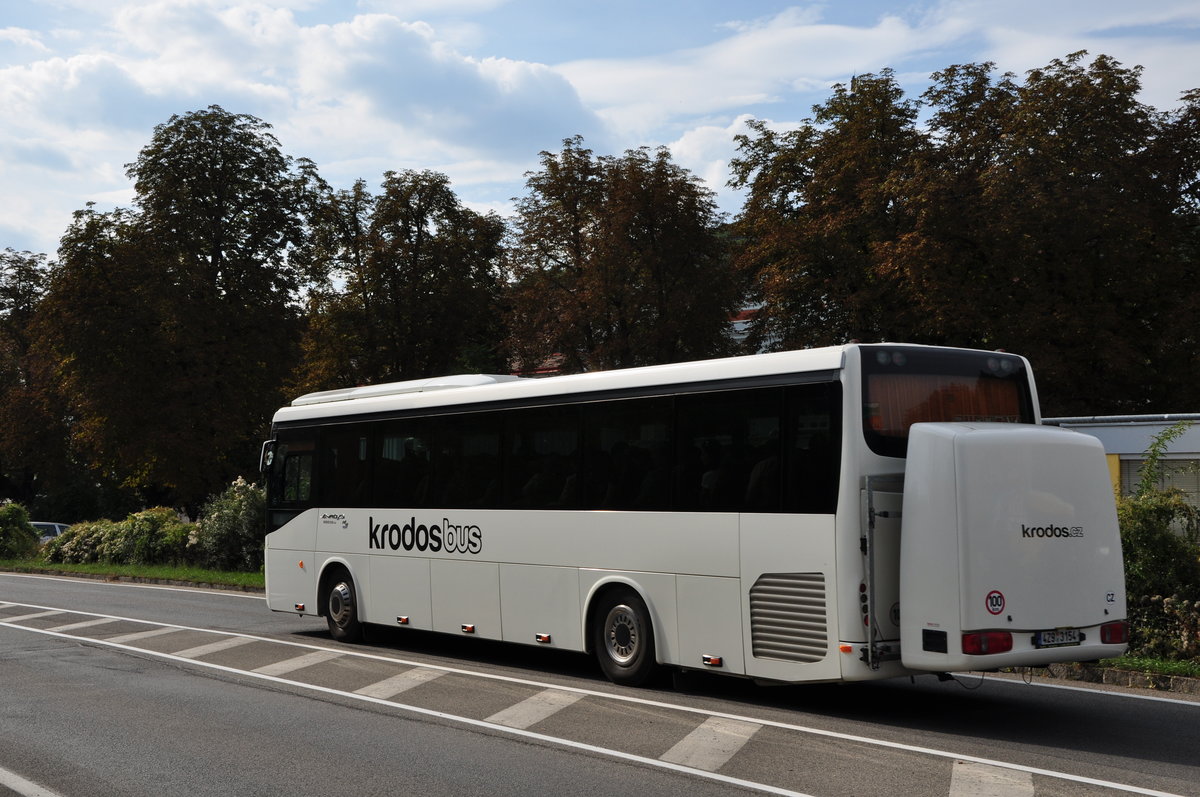 Irisbus Evadys von Krodos Reisen aus der CZ in Krems unterwegs.