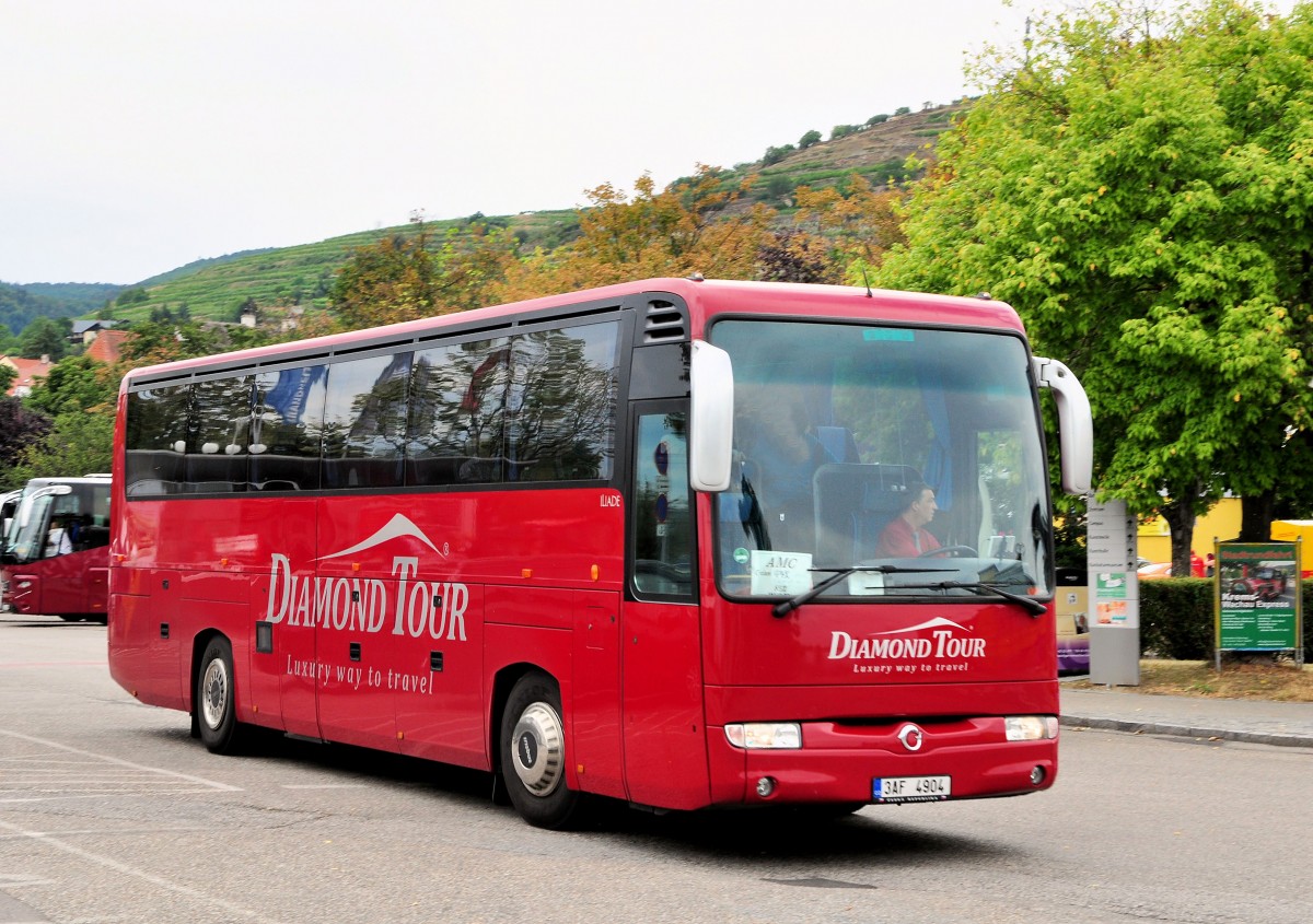 Irisbus Iliade von Diamond Tour aus der CZ in Krems gesehen.