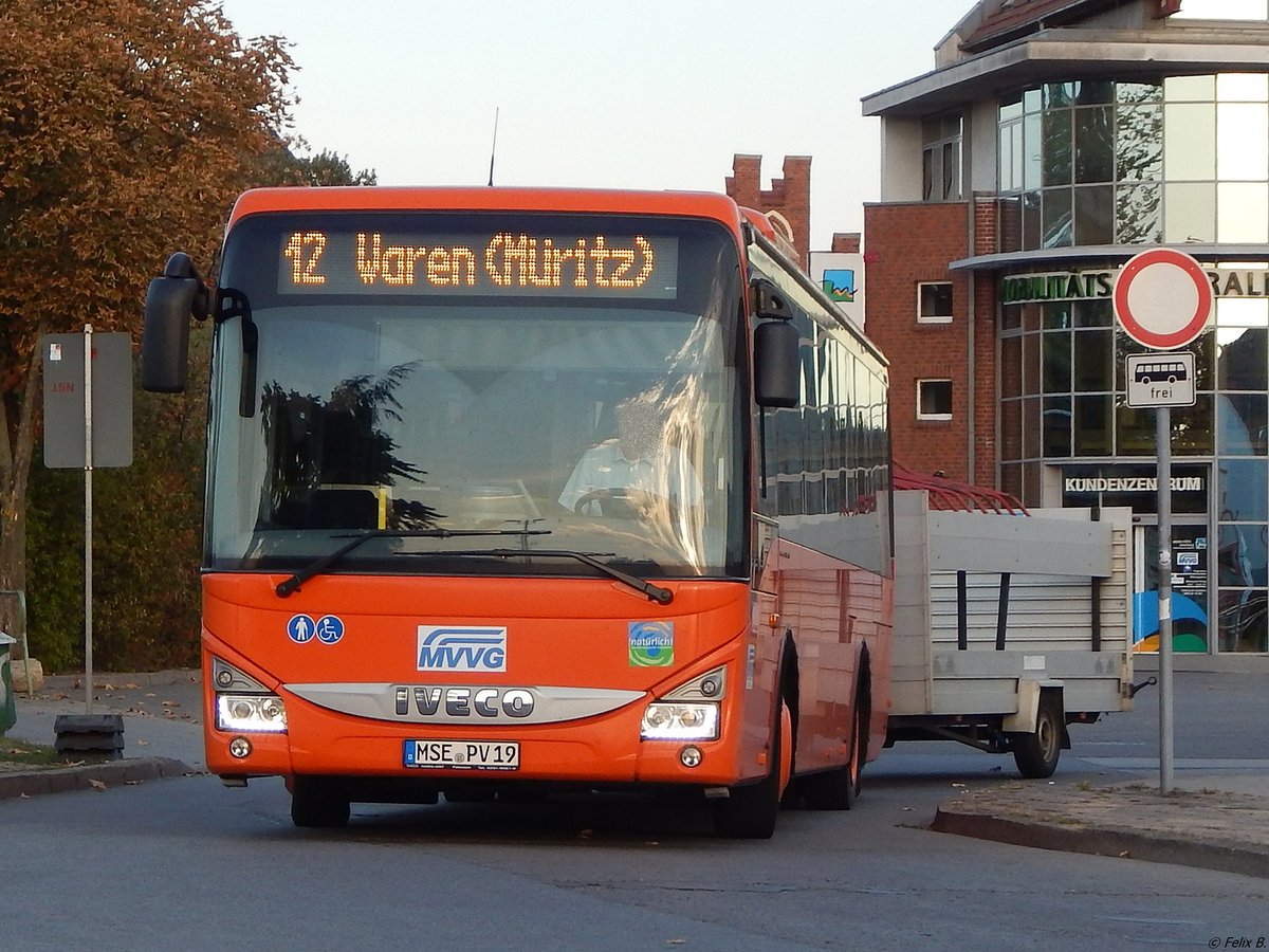 Iveco Crossway der MVVG in Neubrandenburg.