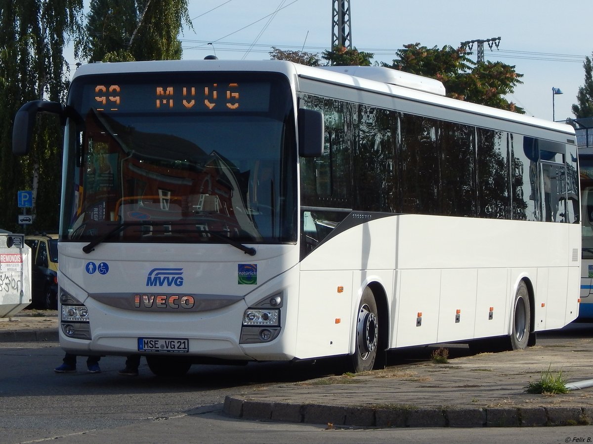 Iveco Crossway der MVVG in Neubrandenburg.