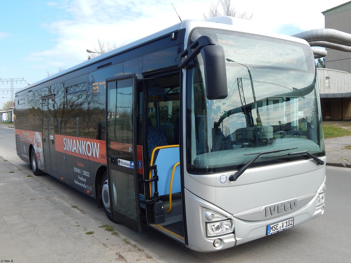 Iveco Crossway der MVVG in Neubrandenburg.