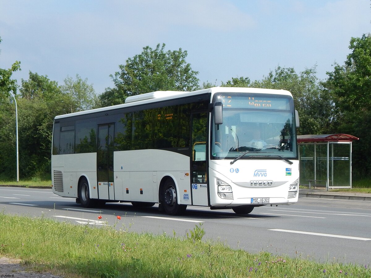 Iveco Crossway der MVVG in Neubrandenburg. 