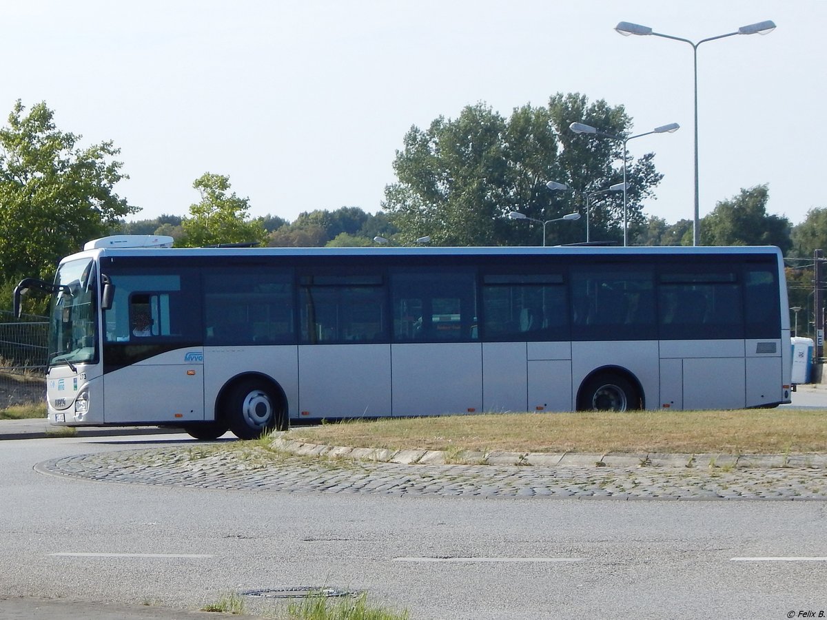 Iveco Crossway der MVVG in Rostock. 