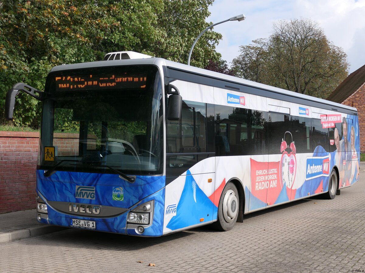 Iveco Crossway der MVVG in Strasburg.