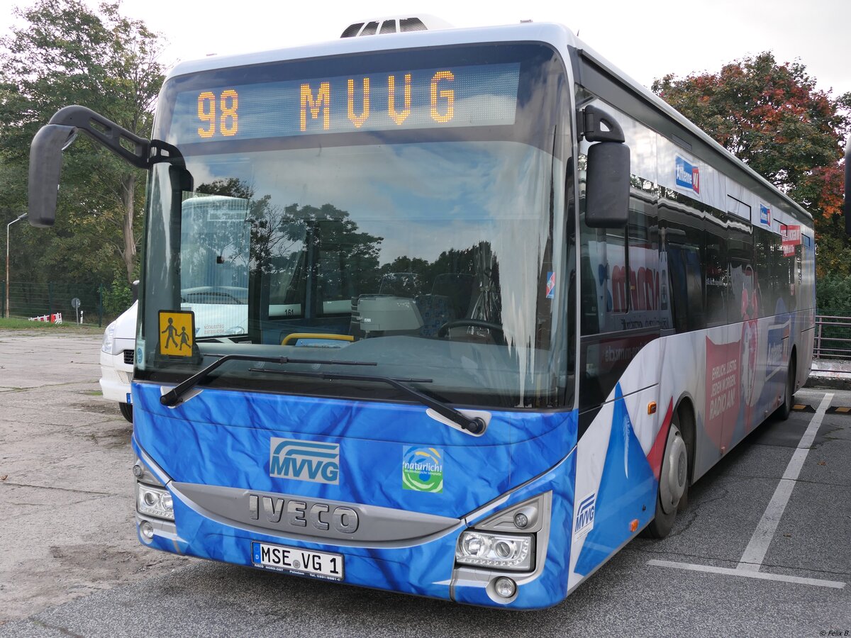 Iveco Crossway der MVVG in Woldegk.