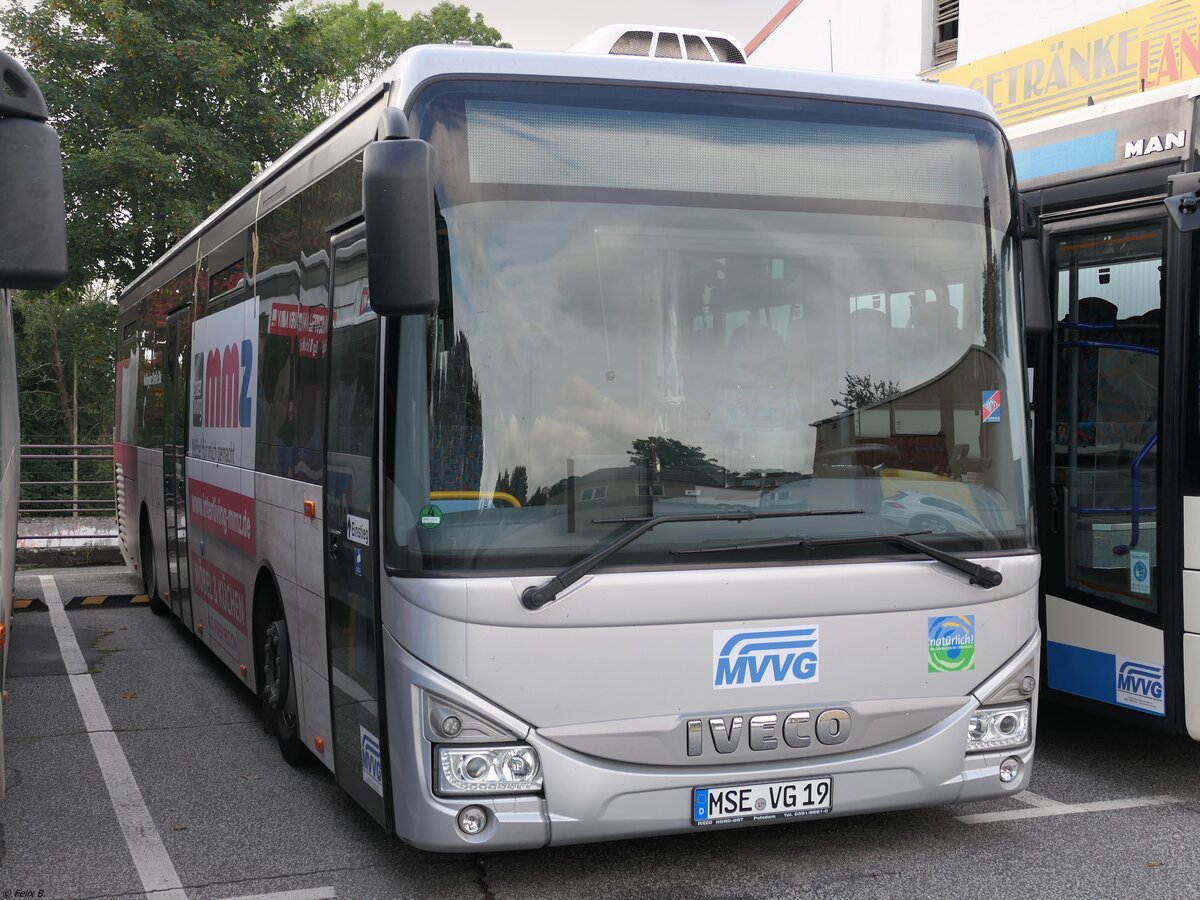 Iveco Crossway der MVVG in Woldegk.