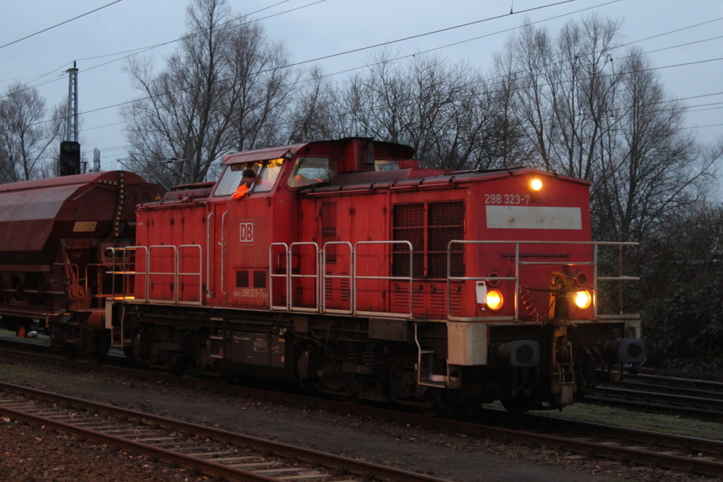 Jackepot des Tages war am Abend des 12.01.2018 298 323-7 in Rostock-Bramow.