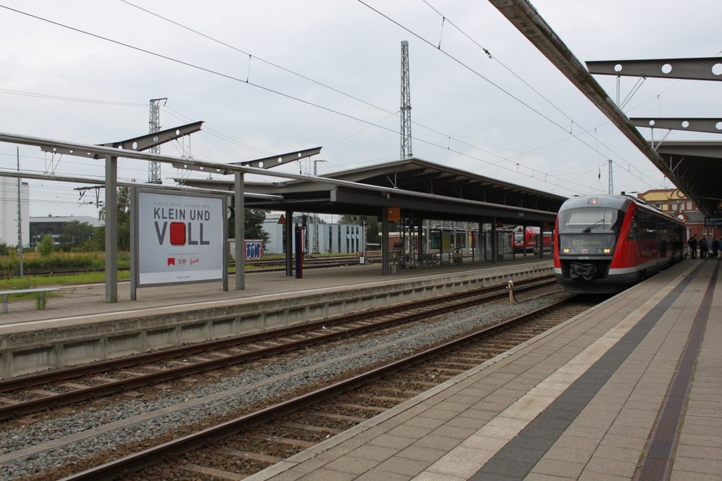 Klein und VOLL im Rostocker Hbf.03.09.2016