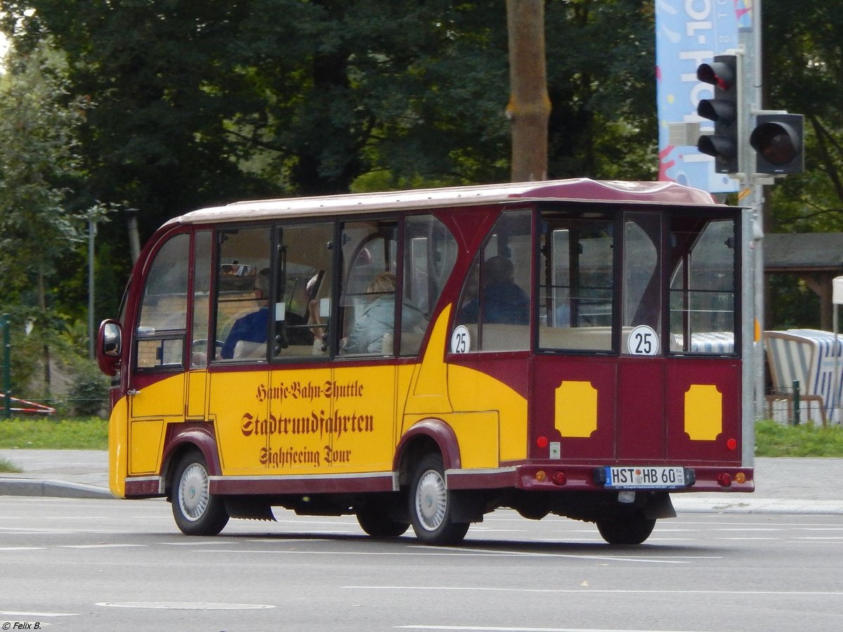 Kleinbus von Hanse-Bahn in Stralsund.