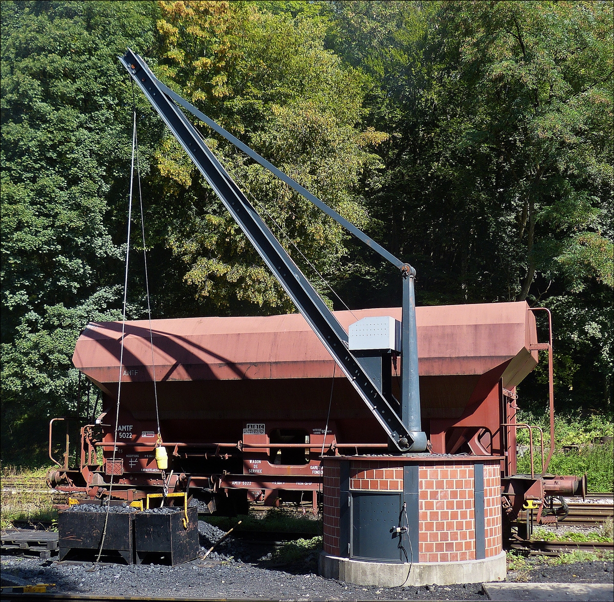 Kohleverladungsstelle in Fond-de-Gras aufgenommen am 09.09.2018. (Hans)