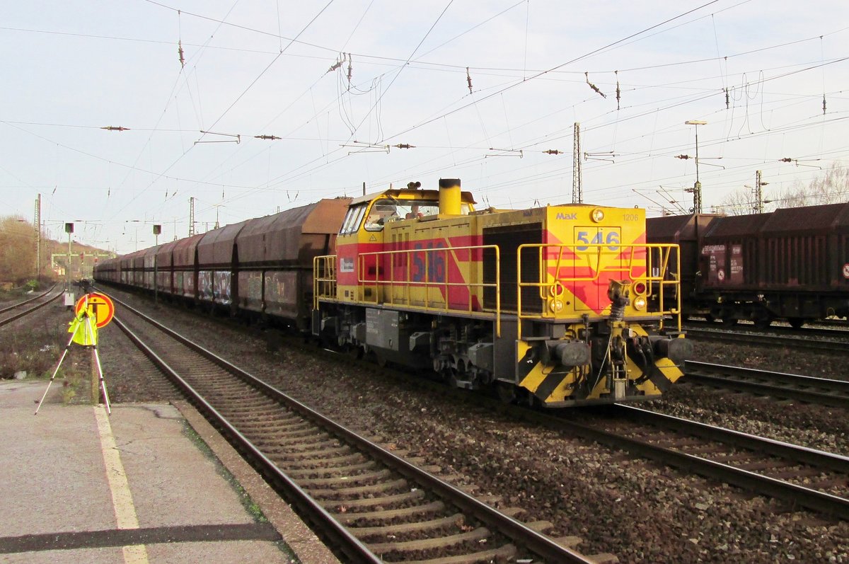 Kohlezug mit EH 549 durchfahrt am 31 Oktober 2013 Oberhausen Osterfeld Süd.