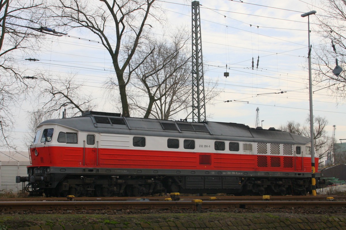 LEG 232 356 abgestellt am 09.12.2014 in Hamburg-Hohe Schaar