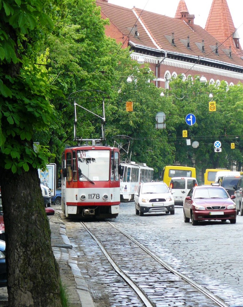 LKP (Львівське комунальне підприємство) Lviv ElektroTrans TW 1178 Lviv, Ukraine 16-05-2014.