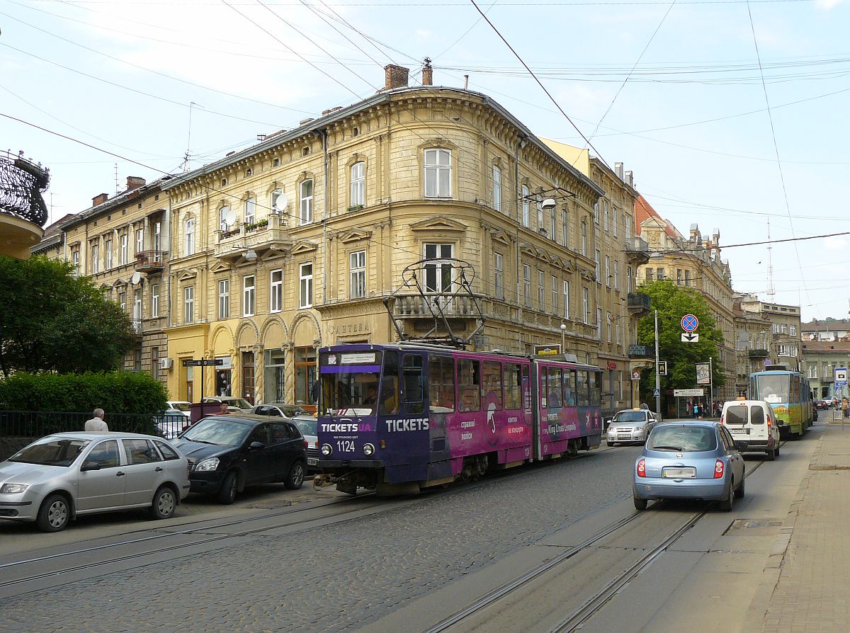 LKP (Львівське комунальне підприємство) Lviv Elektro Trans TW 1124 Tatra KT4SU Baujahr 1988. Ivana Frankastrasse, Lviv 20-05-2015.


LKP (Львівське комунальне підприємство) Lviv Elektro Trans tram 1124 Tatra KT4SU bouwjaar 1988. Ivana Frankastraat, Lviv 20-05-2015.