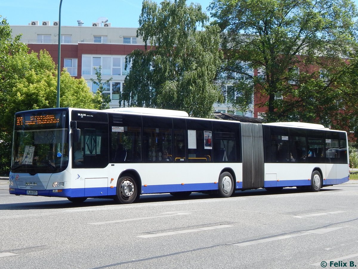 MAN Lion's City der Beelitzer Verkehrs- und Servicegesellschaft mbH in Potsdam.