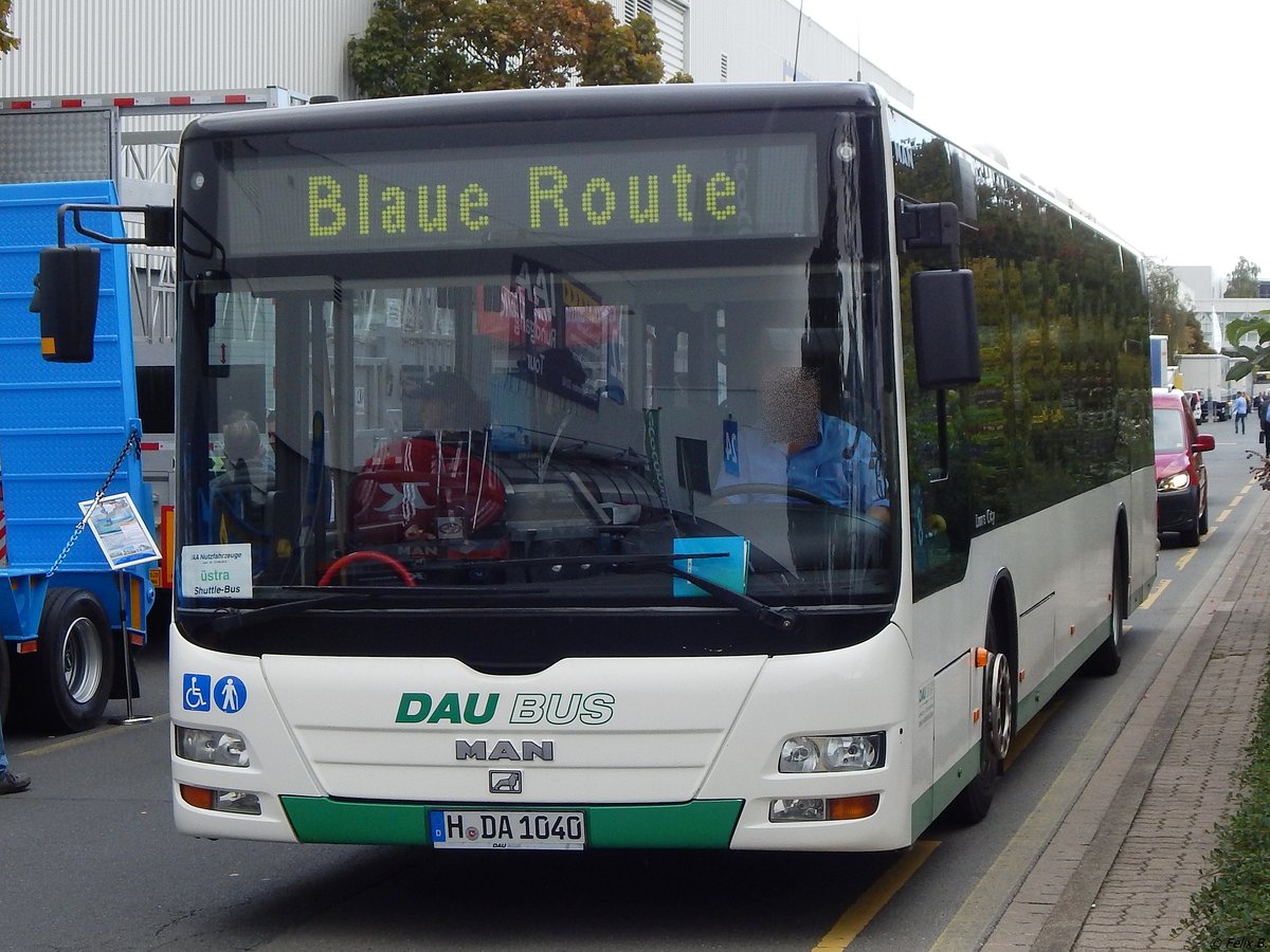 MAN Lion's City von Dau Bus aus Deutschland in Hannover auf der IAA.
