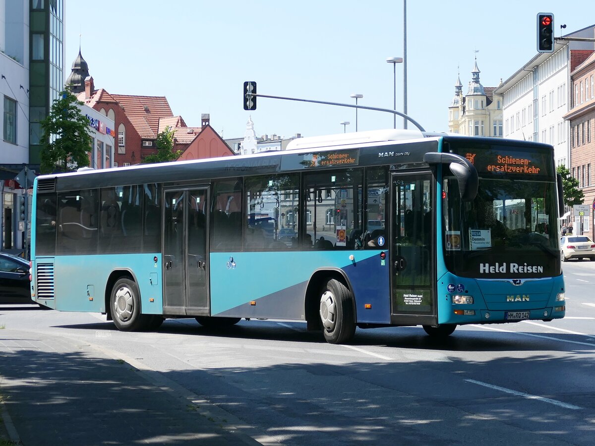 MAN Lion's City LE Ü von Held-Reisen aus Deutschland in Stralsund.
