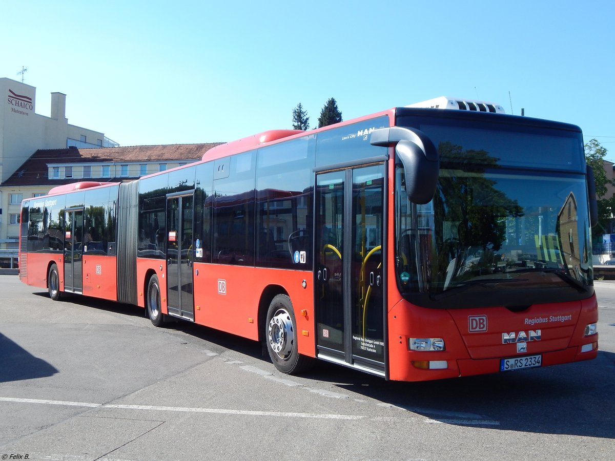 MAN Lion's City von Regiobus Stuttgart in Ditzingen.