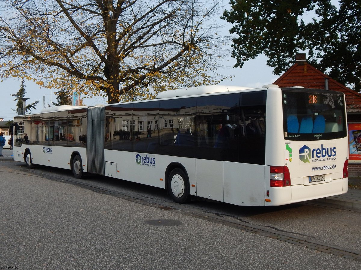 MAN Lion's City von Regionalbus Rostock in Güstrow. 