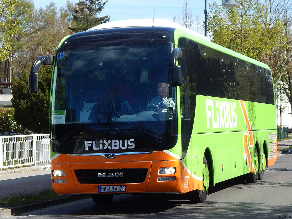 MAN Lion's Coach von Flixbus/Umbrella/KDE aus Deutschland in Binz.