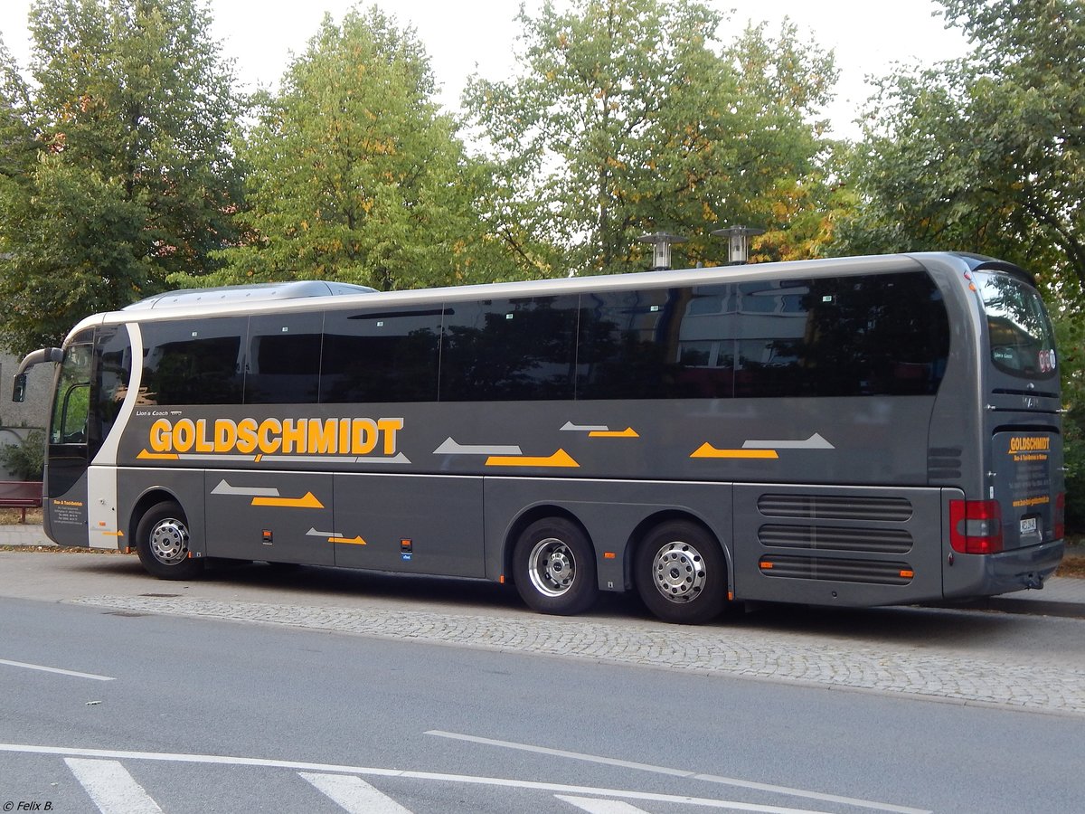 MAN Lion's Coach von Goldschmidt aus Deutschland in Neubrandenburg.