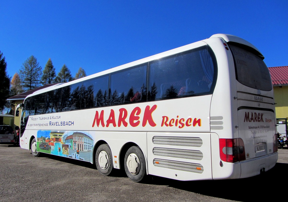 MAN Lions Coach von Marek Reisen / sterreich im Oktober 2013 in Krems gesehen.