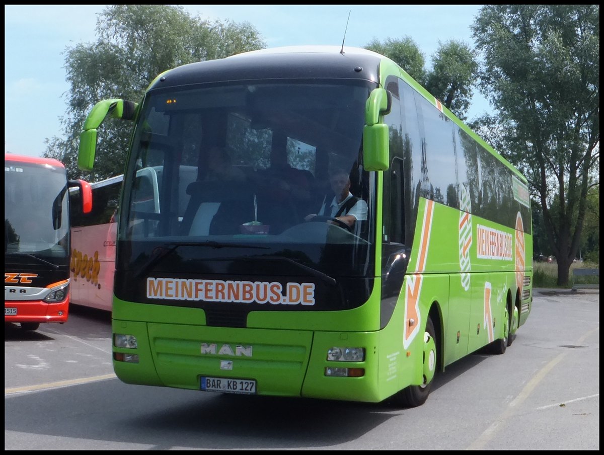 MAN Lion's Coach von MeinFernBus/Omnibusbetrieb Karsten Brust aus Deutschland in Stralsund.