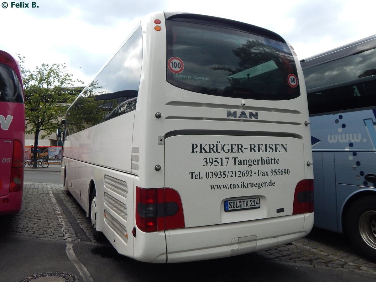 MAN Lion's Coach von P.Krüger-Reisen aus Deutschland in Berlin.
