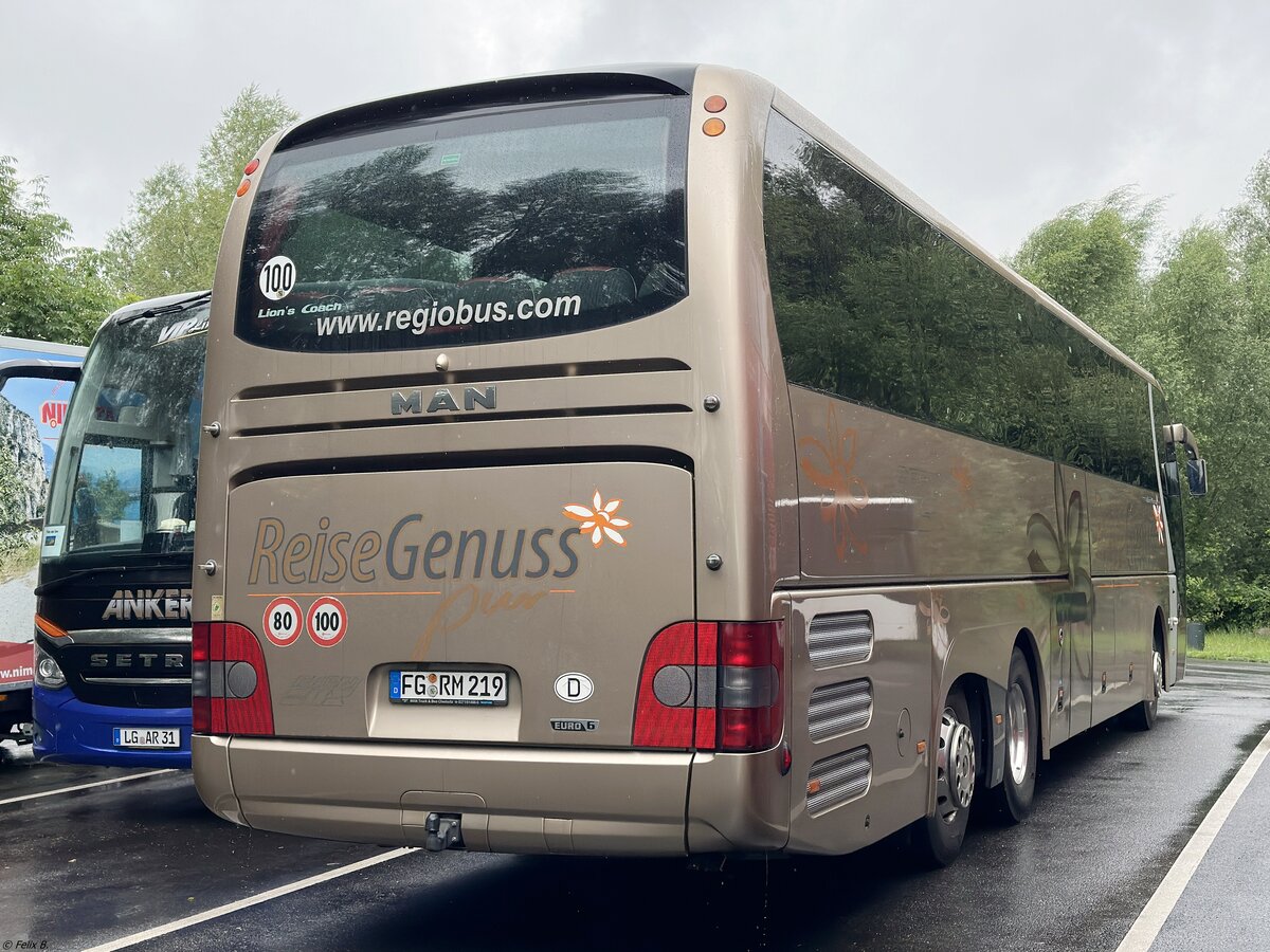 MAN Lion's Coach von Regiobus Mittelsachsen aus Deutschlandin Plau am See am 04.07.2024