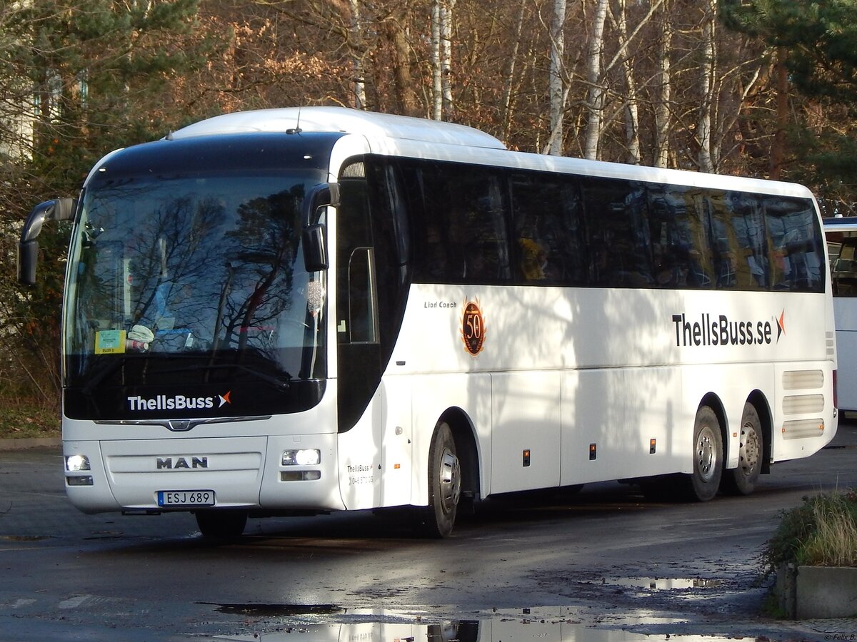 MAN Lion's Coach von Thellsbuss aus Schweden in Binz.