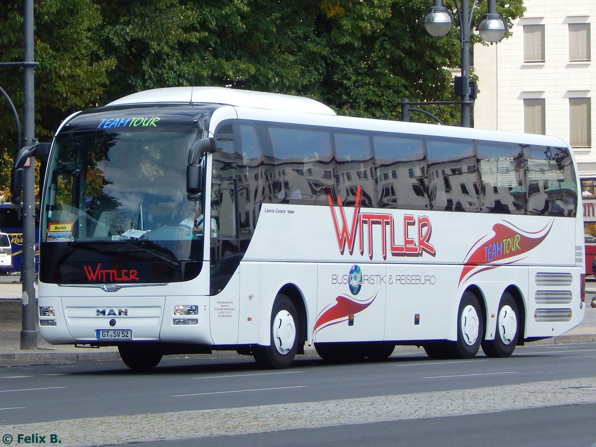 MAN Lion's Coach von Wittler aus Deutschland in Berlin.