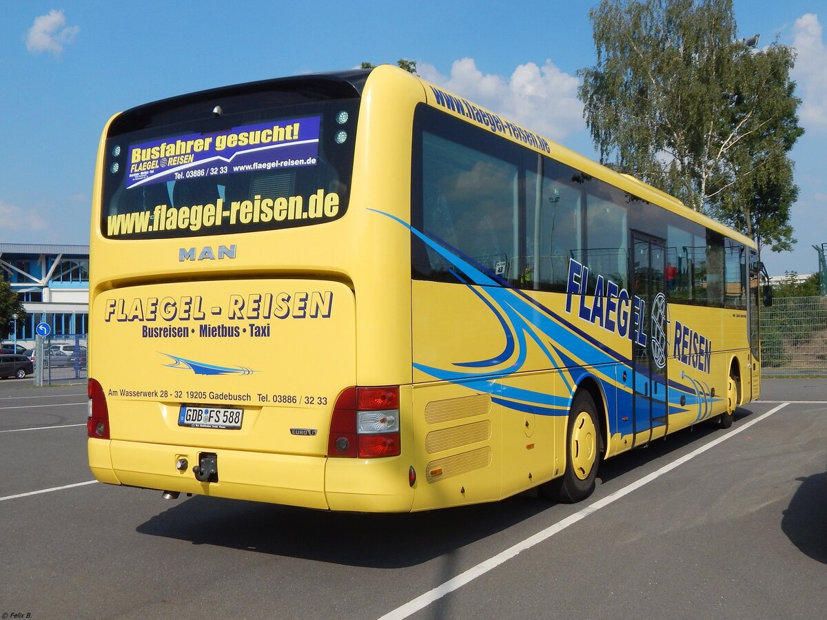 MAN Lion's Intercity von Flaegel Reisen aus Deutschland in Neubrandenburg.