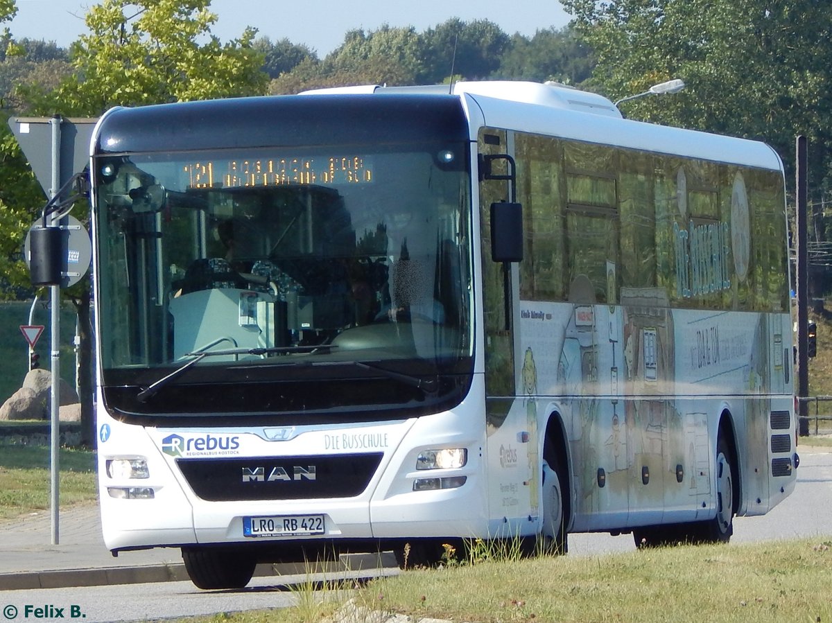 MAN Lion's Intercity von Regionalbus Rostock in Rostock.