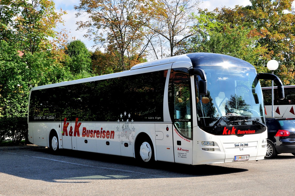 MAN LION`s REGIO von K&K Busreisen / sterreich im August 2013 in Krems.