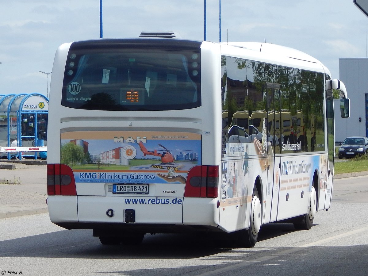 MAN Lion's Regio von Regionalbus Rostock in Rostock.