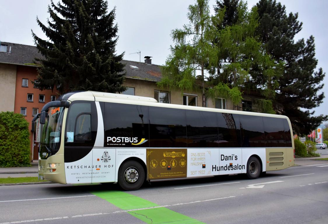 MAN Lion`s Regio,Postbus der BB in Krems.